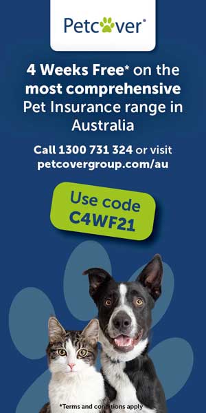 Pet Cover Australia - 4 weeks free