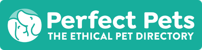Perfect Pets white logo on green